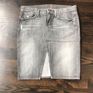 7 for all mankind Jean Skirt.